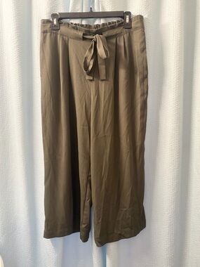 DR2 Olive Tie Waist Pants